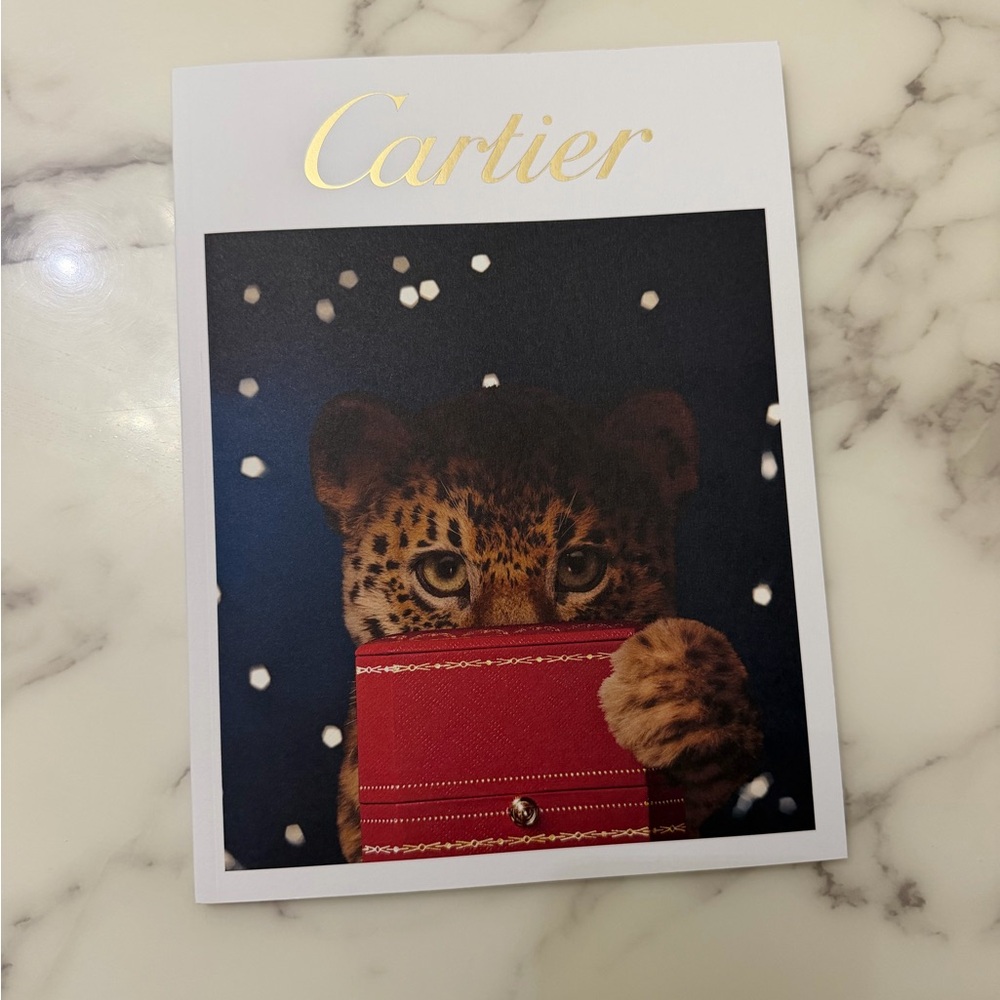 A Cartier magazine — a beautiful addition to any interior.